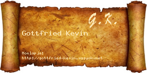 Gottfried Kevin névjegykártya